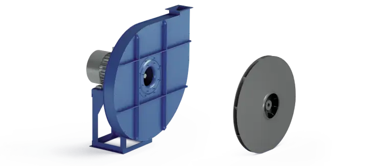 Industrial Centrifugal Fans - High Pressure Negative - VC/N Series 