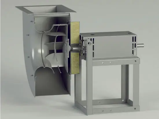 Insulated disc and panel for motor protection