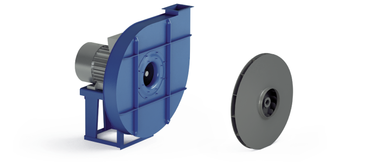 Ventilatori Industriali Centrifughi - Alta Pressione Positivi - Serie VP/P