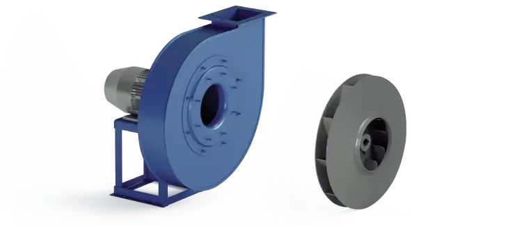 Industrial Centrifugal Fans - High Pressure Negative - VM Series 