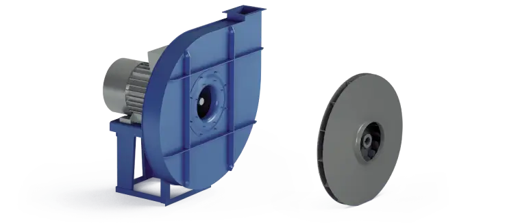 Ventilateurs Industriels Centrifuges - Haute Pression Positifs - Serie VP/P