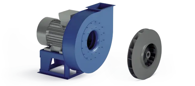 Industrial Centrifugal Fans - High Pressure Negative - VI/N Series 
