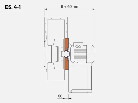 Insulated disc and panel for motor protection