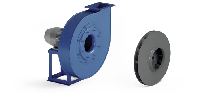 Industrial Centrifugal Fans - High Pressure Negative - VG/N Series