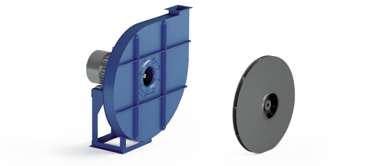 Industrial Centrifugal Fans - High Pressure Negative - VC/N Series 