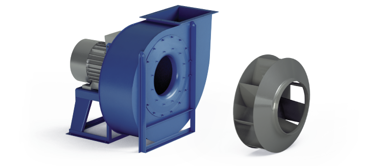 Zentrifugal-Industrieventilatoren - Mitteldruck - RM Serie