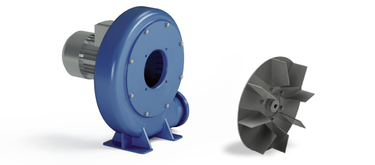 Industrial Centrifugal Fans - Cast aluminium - S/A Series